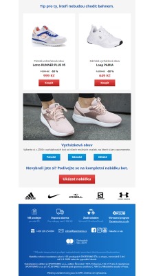 akční leták Sportisimo 5.8.2020-10.8.2020