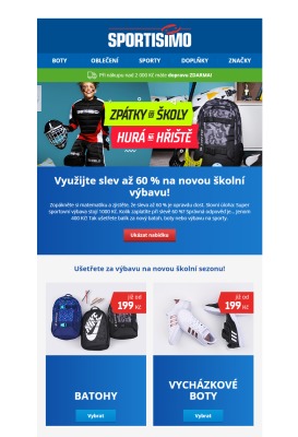 akční leták Sportisimo 3.8.2020-8.8.2020