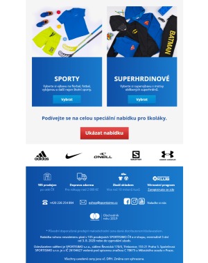 akční leták Sportisimo 3.8.2020-8.8.2020