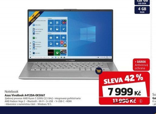 Notebook Asus VivoBook A412DA-EK506T