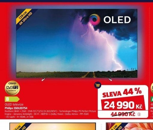 OLED televize Philips 55OLED754