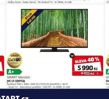 SMART televizor JVC LT-32VF52L