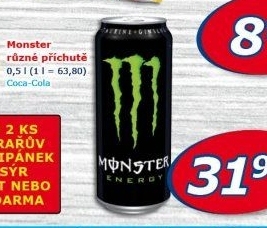 Energetický nápoj Monster Energy
