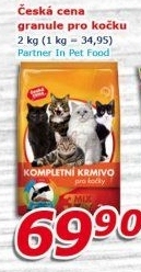 Granule pro kočky Česká cena