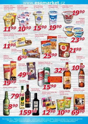 akční leták ESO MARKET 12.8.2020-23.8.2020