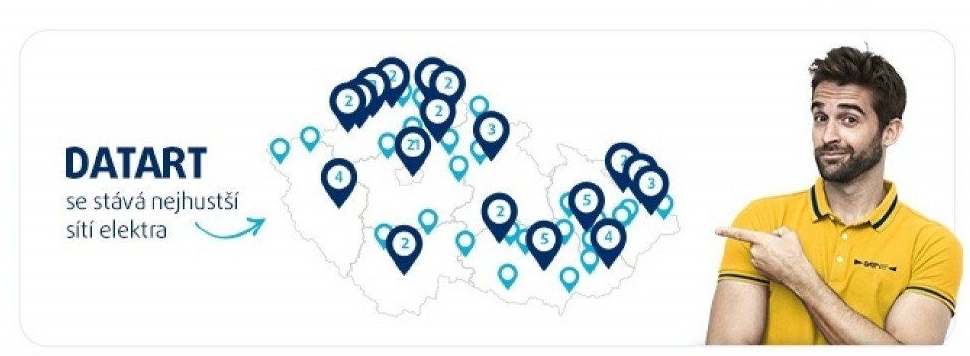DATART se stává nejhustší sítí elektra