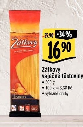 Zátkovy vaječné těstoviny