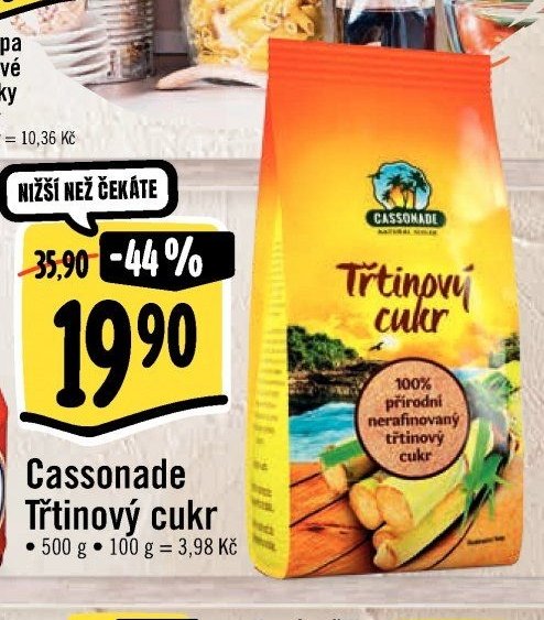 Cassonade Třtinový cukr