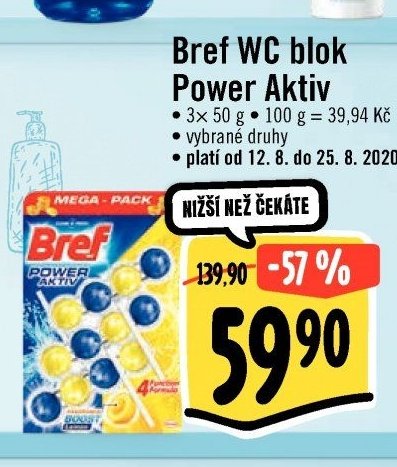 Bref WC blok Power Aktiv