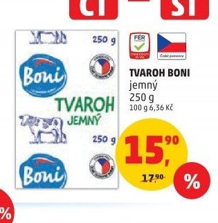 Tvaroh Boni jemný