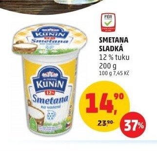 Smetana sladká 12 %