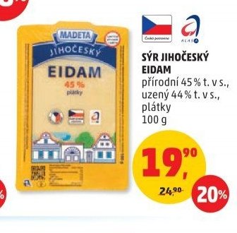 Sýr Jihočeský Eidam