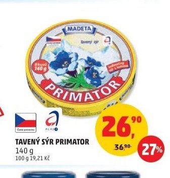 Tavený sýr Primator