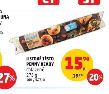 Listové těsto Penny Ready