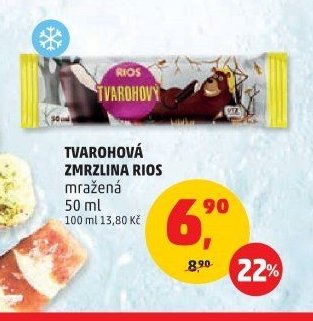Tvarohová zmrzlina Rios
