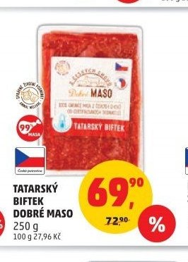 TATARSKÝ BIFTEK DOBRÉ MASO 250 g