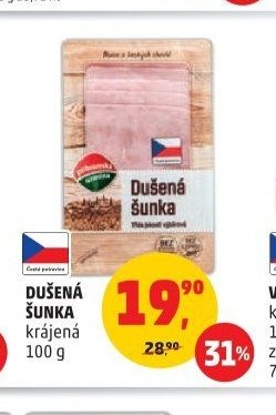 DUŠENÁ ŠUNKA krájená 100 g