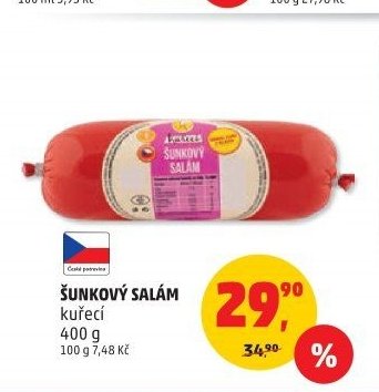 ŠUNKOVÝ SALÁM kuřecí 400 g