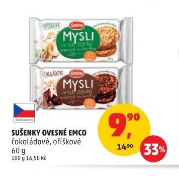 Sušenky ovesné Emco
