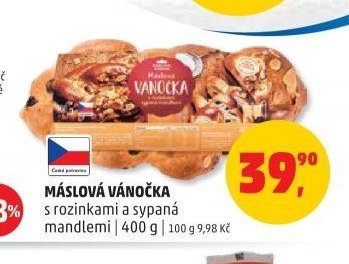 Máslová vánočka