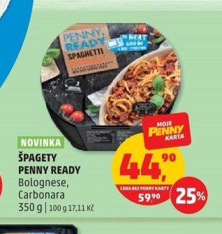 Špagety Penny Ready