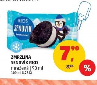 ZMRZLINA SENDVÍK RIOS