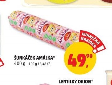 ŠUNKÁČEK AMÁLKA