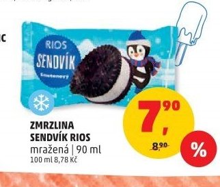 ZMRZLINA SENDVÍK RIOS