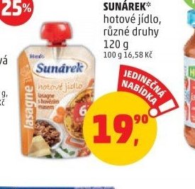 SUNÁREK hotové jídlo