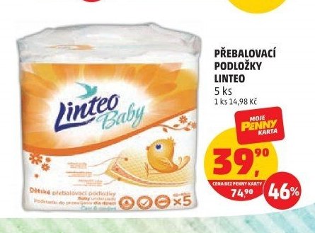 PŘEBALOVACÍ PODLOŽKY LINTEO