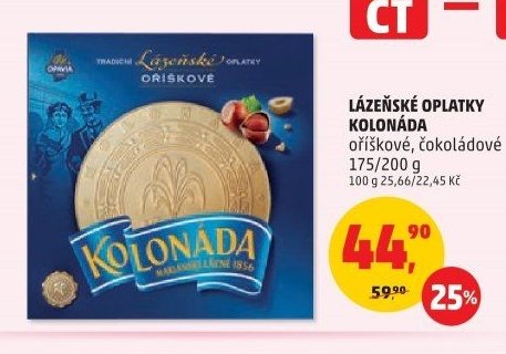 Lázeňské oplatky Kolonáda
