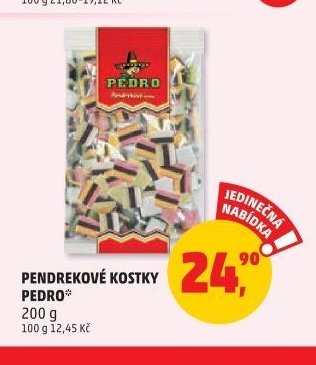 Pendrekové kostky Pedro