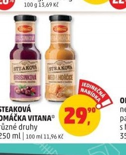 STEAKOVÁ OMÁČKA VITANA