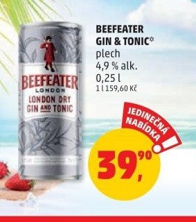 BEEFEATER GIN & TONIC