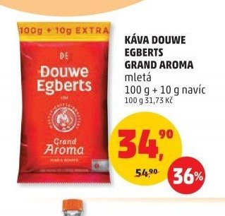 Káva Douwe Egberts Grand Aroma 100 g + 10 g navíc