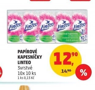 Papírové kapesníčky Linteo