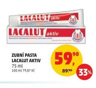 Zubní pasta Lacalut Aktiv