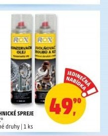 TECHNICKÉ SPREJE ROX
