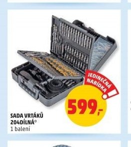 SADA VRŤÁKŮ 204DÍLNÁ