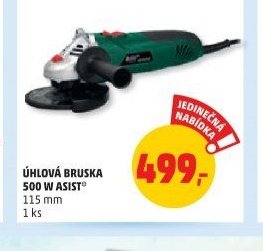 ÚHLOVÁ BRUSKA 500 W ASIST