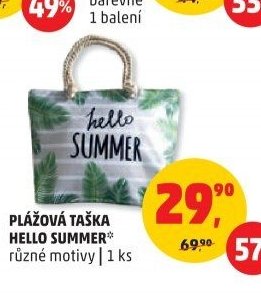 Plážová taška Hello Summer