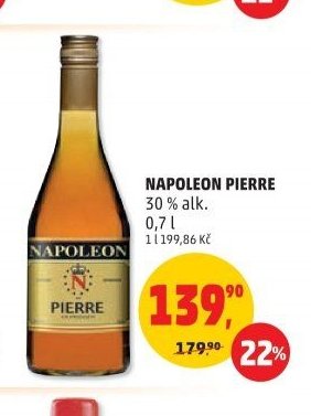 NAPOLEON PIERRE 30 % alk. 0,7 l