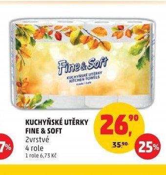 KUCHYŇSKÉ UTĚRKY FINE & SOFT 4 role