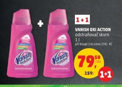 VANISH OXI ACTION odstraňovač skvrn 1 l