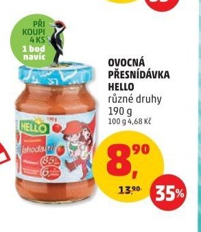 OVOCNÁ PŘESNÍDÁVKA HELLO