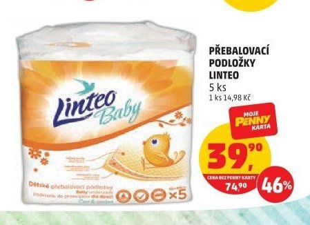 PŘEBALOVACÍ PODLOŽKY LINTEO