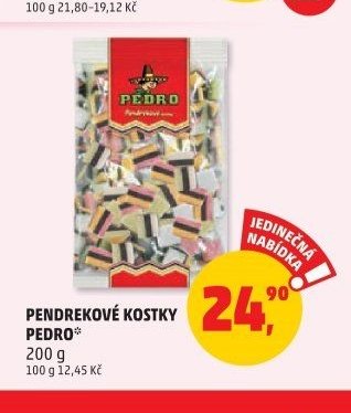 Pendrekové kostky Pedro