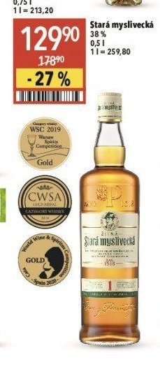 Stará myslivecká 38 % 0,5 l