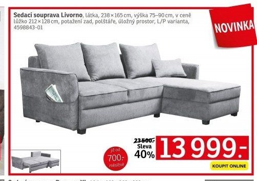 Sedací souprava Livorno - ASKO akcniletaky.com
