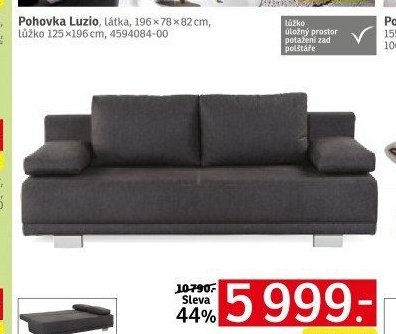 Pohovka Luzio - ASKO akcniletaky.com